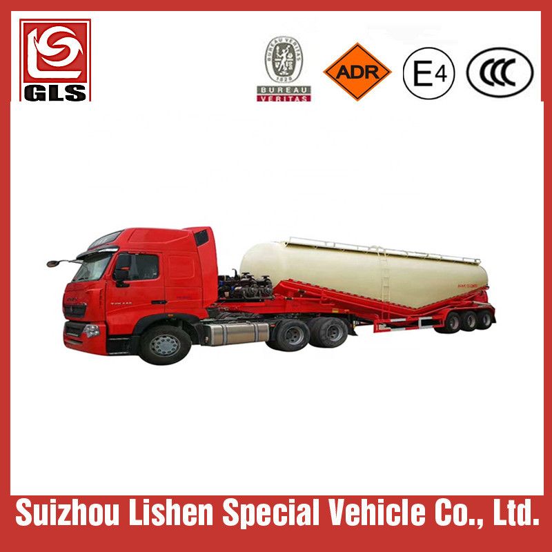 Bulk Cement Powder Tanker Truck Transport Tank Trailer Break Bulk Cement Tank Truck Semi Truck Trailer