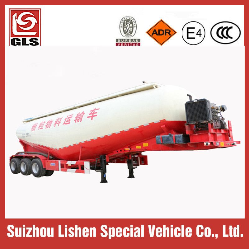 Bulk Cement Powder Tanker Truck Transport Tank Trailer Break Bulk Cement Tank Truck Semi Truck Trailer