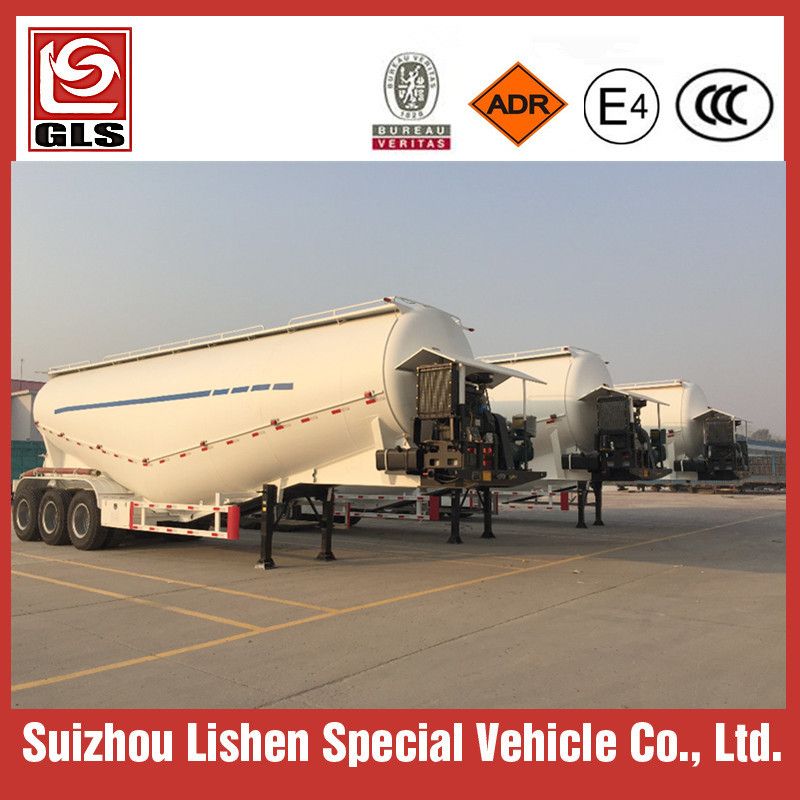 Bulk Cement Powder Tanker Truck Transport Tank Trailer Break Bulk Cement Tank Truck Semi Truck Trailer