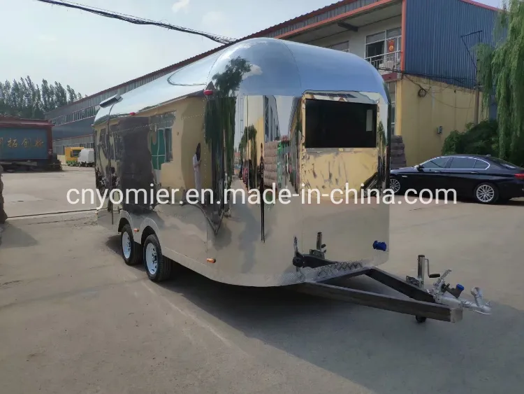 CE Approval Stainless Steel Ice Cream Vending Pizza Food Truck