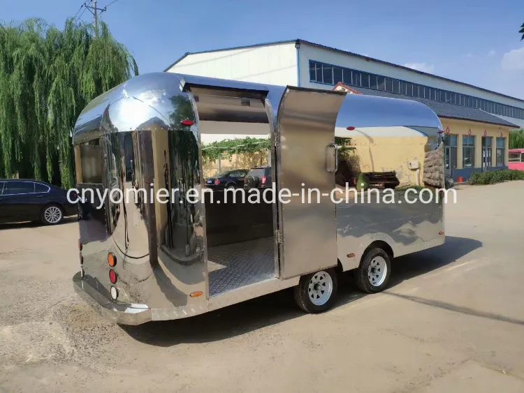 CE Approval Stainless Steel Ice Cream Vending Pizza Food Truck