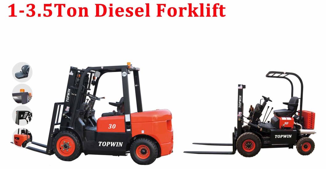 China 3.5 Ton Diesel Forklift on Sale CE Approved