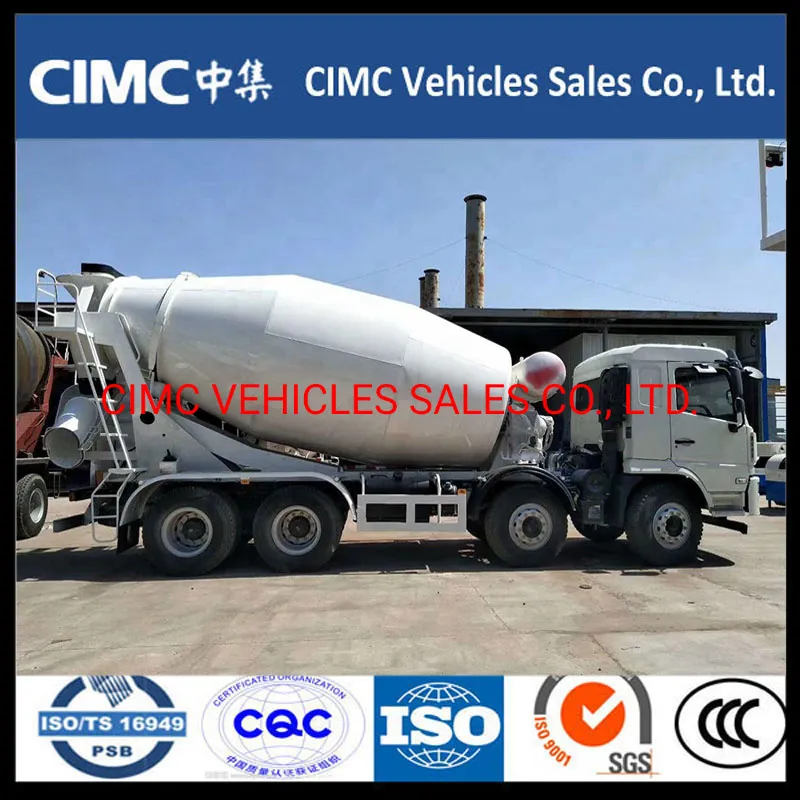 China Isuzu Vc61 8*4 460HP 14 Cubic Mini Concrete Tank Truck