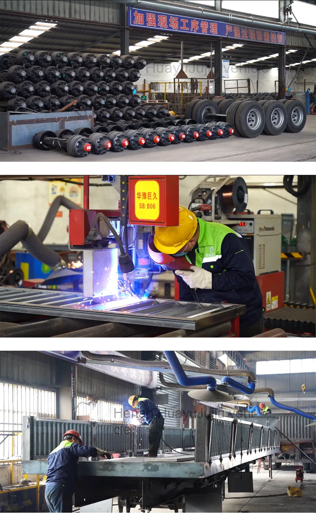 China Manufacture Rear/Side Dump Tipper Semi Truck Trailer