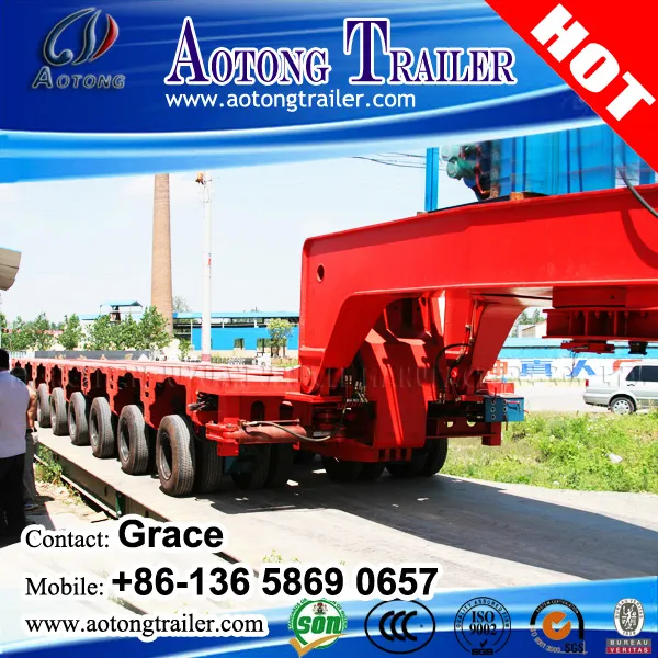 China Manufacturer Goldhofer Heavy Duty Muti-Axle Freely Combine Modular Trailer