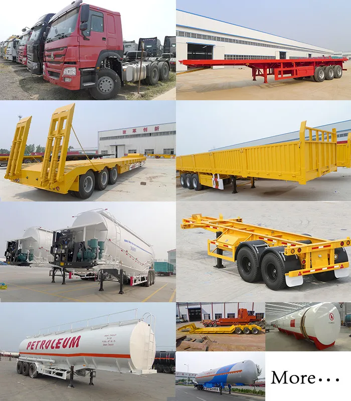 Chinese Aluminum Alloy 60000 Liters 3 Axle Fuel Tank Truck Semi Trailer