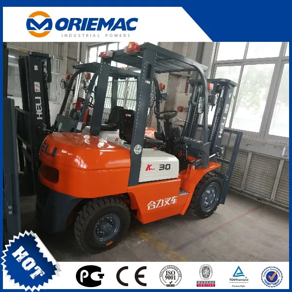 Chinese Heli Logistic Machinery Brand New Cheap 3 Ton Mini Diesel Forklift Cpcd30