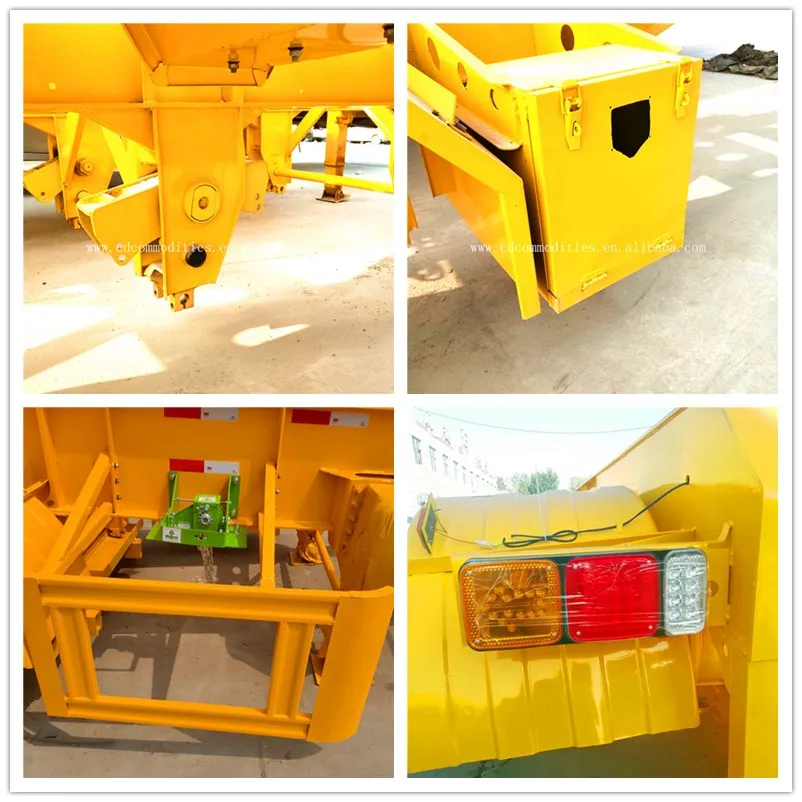 Complete in Specifications 20FT Skeleton Semi Trailer for Container for Sale
