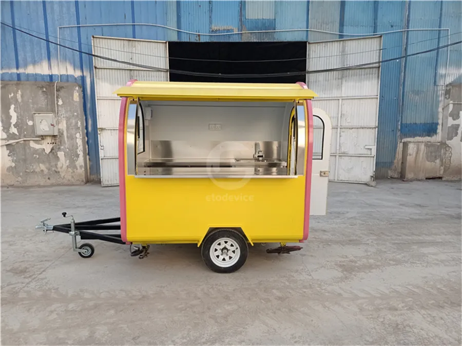 Concession Fast Food Cart Coffee Trailer for Sale