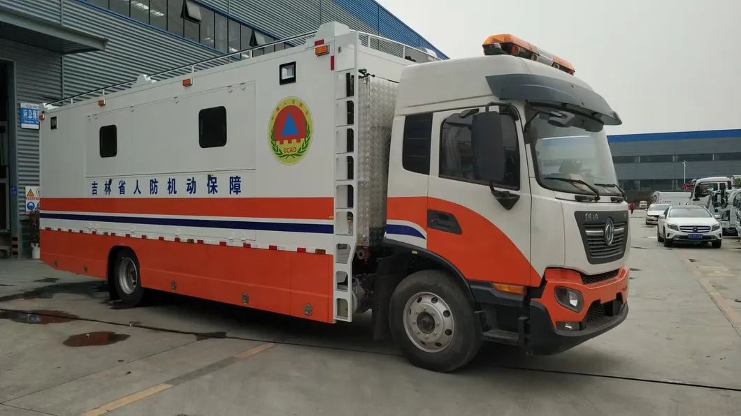 Cusomized Dongfeng Outdoor Police Mobile Kitchen Food Trucks