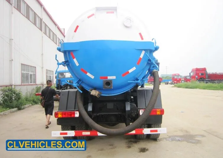 Customizable Sino HOWO Shacman Isuzu Dongfeng Hino Sewage Suction Vacuum Truck