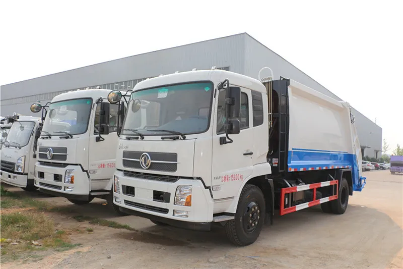 Dongfeng 4X2 15cbm Compression Compactor Garbage Truck