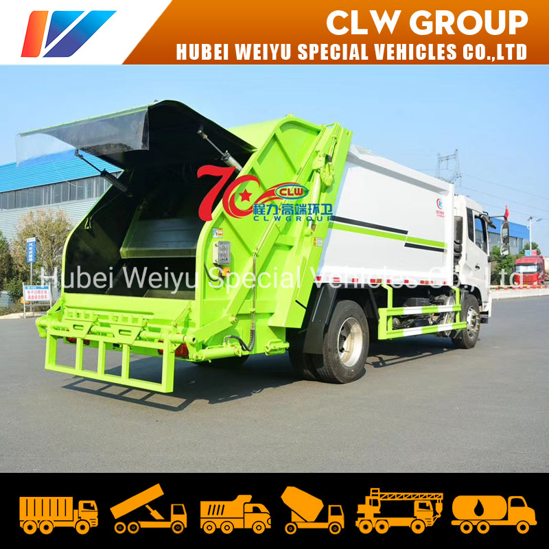 Dongfeng 4X2 LHD 14cbm Waste Collector Compressed Refuse Garbage Truck