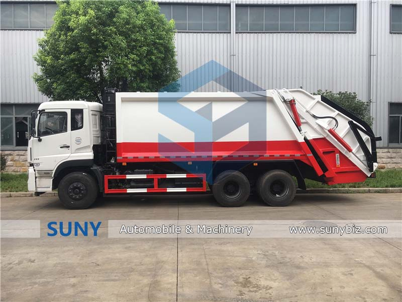 Dongfeng Tianlong 6*4 16-18cbm Compactor Waste Truck