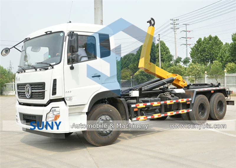 Dongfeng Tianlong 6*4 20t Hook Lift Garbage Truck