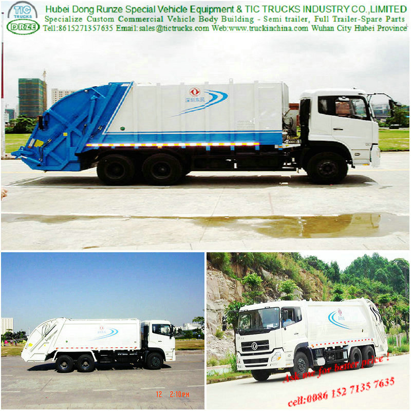 Dongfeng Tianlong Compression Garbage Truck (16-20T)