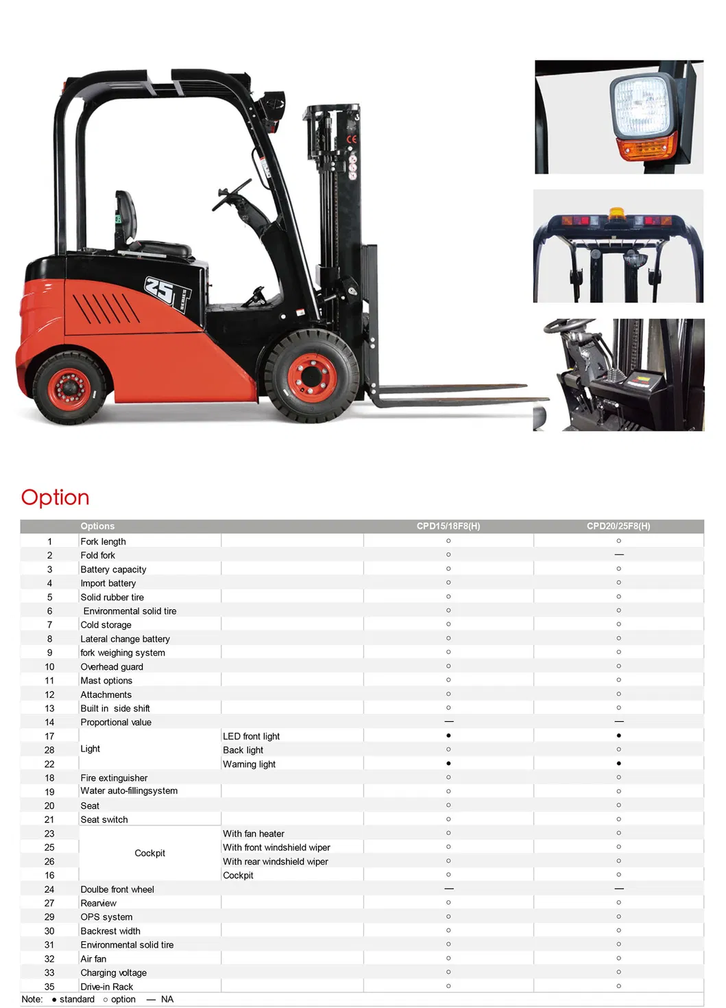 Ep T8 Series AC Power 1.8ton Electric Forklift Cpd18f8