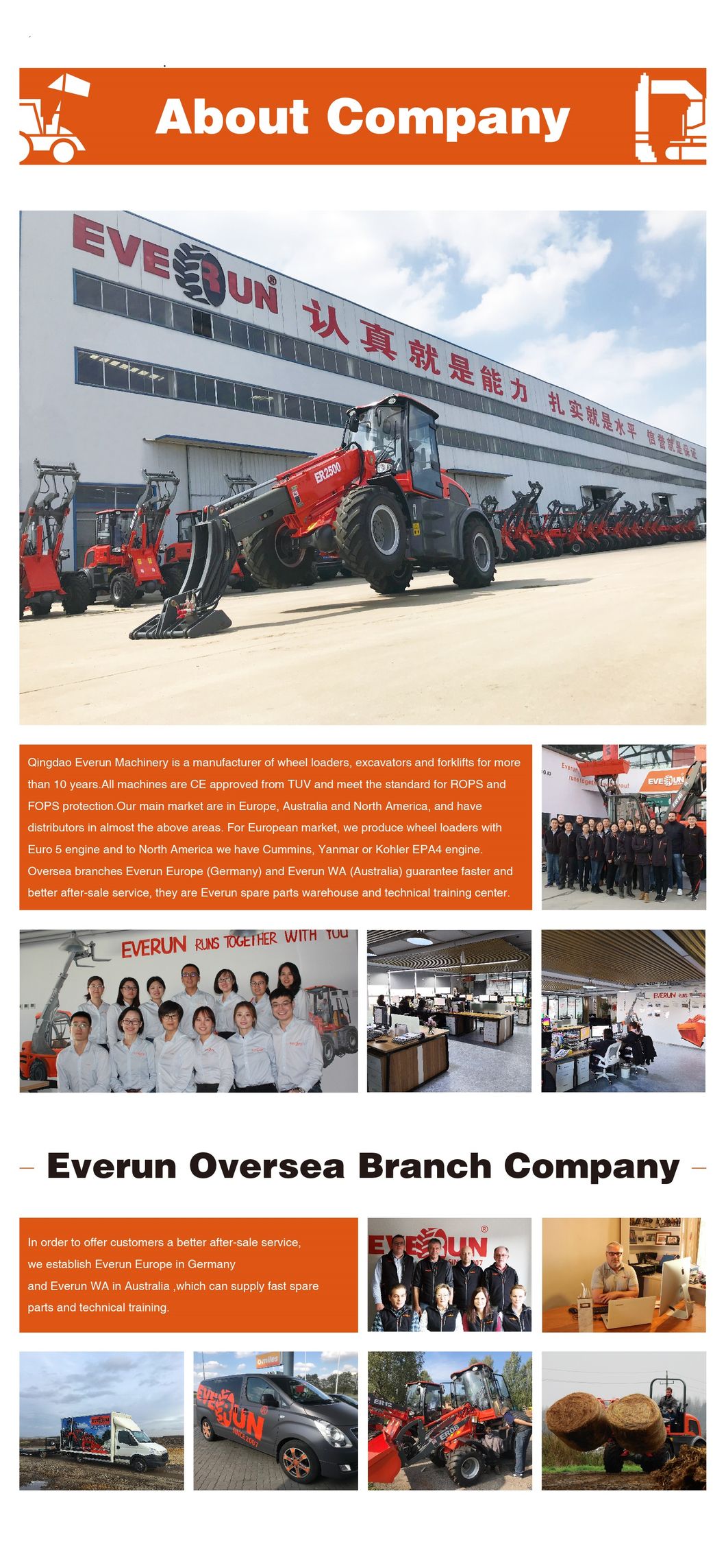 Everun China 3ton Erdf30 Portable CE Construction Telehandler Operator Work Smart Terrain Small Diesel Mini Forklift