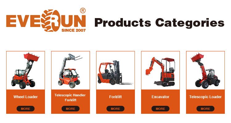 Everun China 3ton Erdf30 Portable CE Construction Telehandler Operator Work Smart Terrain Small Diesel Mini Forklift