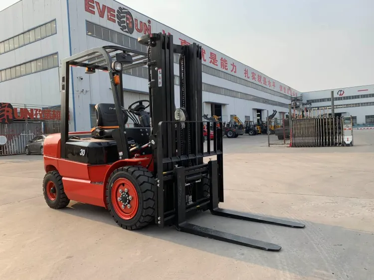Everun Erdf30 New Condition 3ton Small Forklift Pallet Forklift