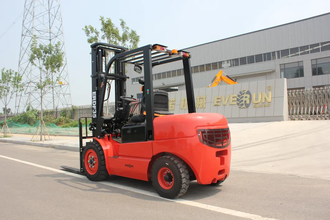 Everun Erdf35 3.5ton Wood Industry Mini Small Forkliftwith New Hydraulic Compct Machine