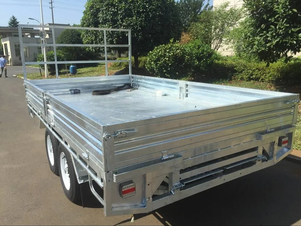 12X7 Flat Bed Utility Farm Trailer