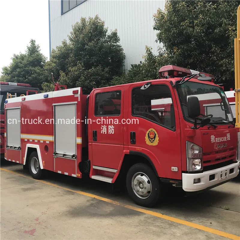 Factory Hotsales Isuzu 4000L 5000L Water Tank Fire Vehicle Fire Truck