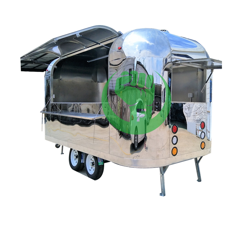Fast Food Truck Trailer Kebab Coffee Cart for Sale