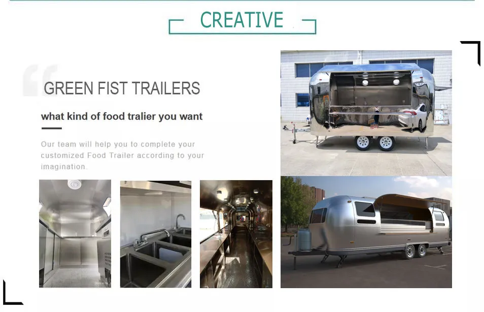 Food Donut Kiosk Bar Trailer Mobile Food Trailer