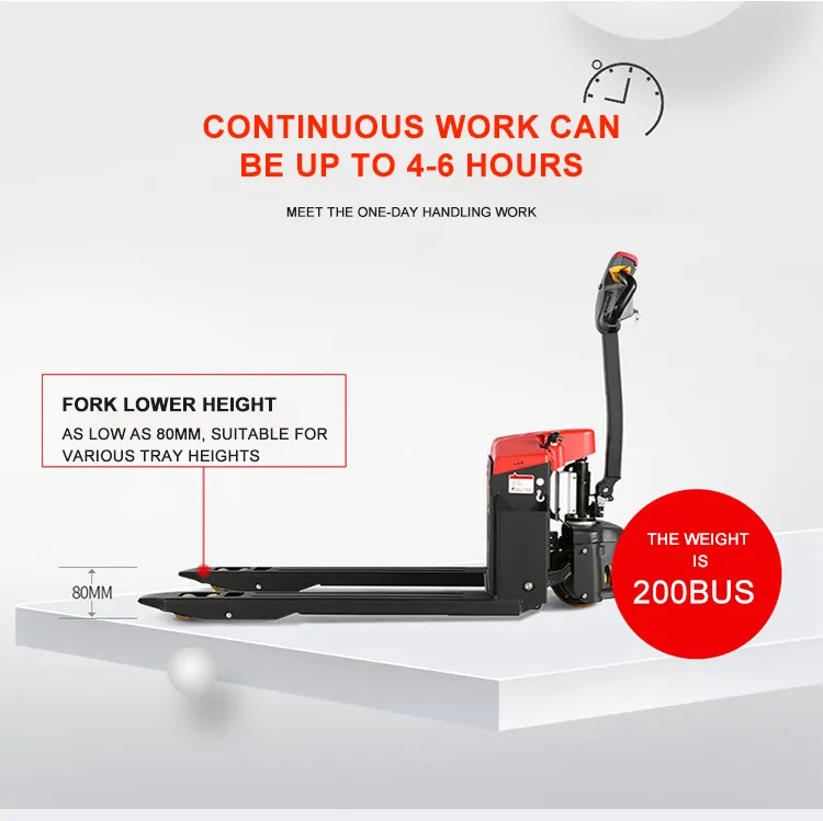 Forklift Telehandler Electr Pallet Truck Sales 1.5 Ton Hand Pallet Truck Cbd15W