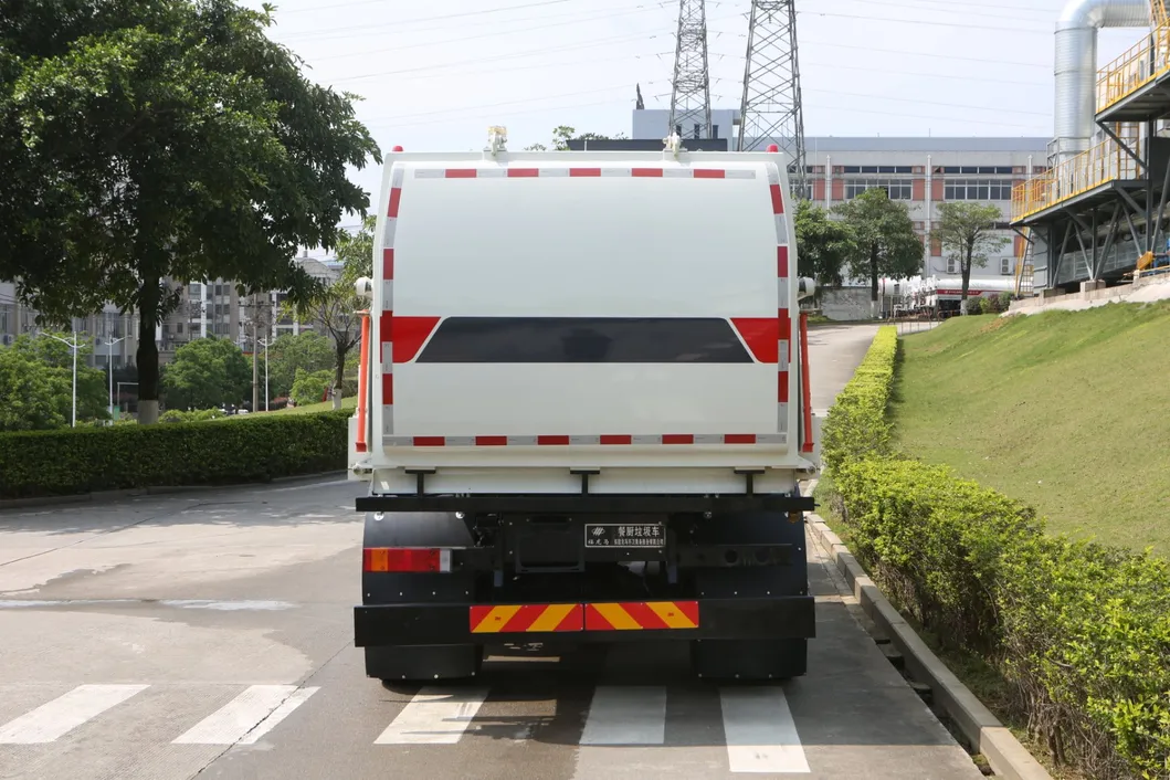 Fulongma 13cbm Side Loading Compression Kitchen Waste Collection Truck