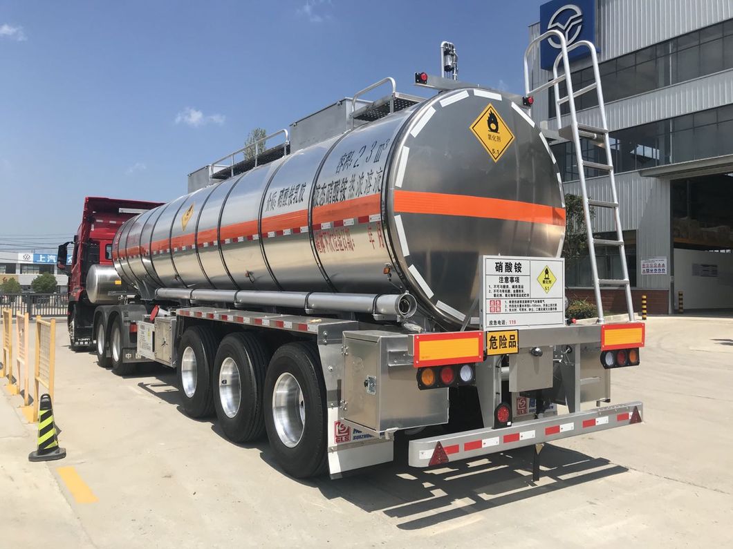 GLS Liquid Asphalt Transport Tank Semi-Trailer, Heat Preservation Tank