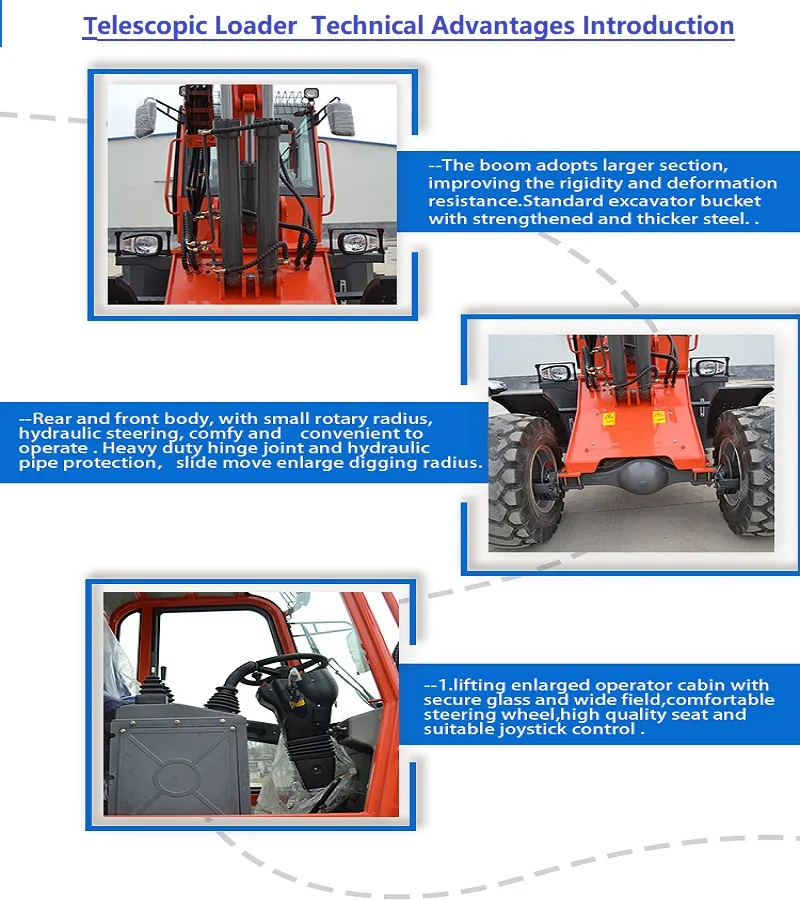 Haiqin Brand Telehandler Telescopic Handler (HQ930T) with 6.25m Lift Height