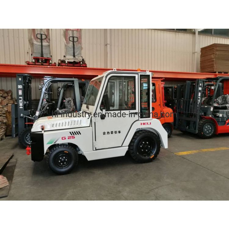 Heli Tow Tractor Diesel Powered Towing Tractor for Warehouse Railway Station Qycd50