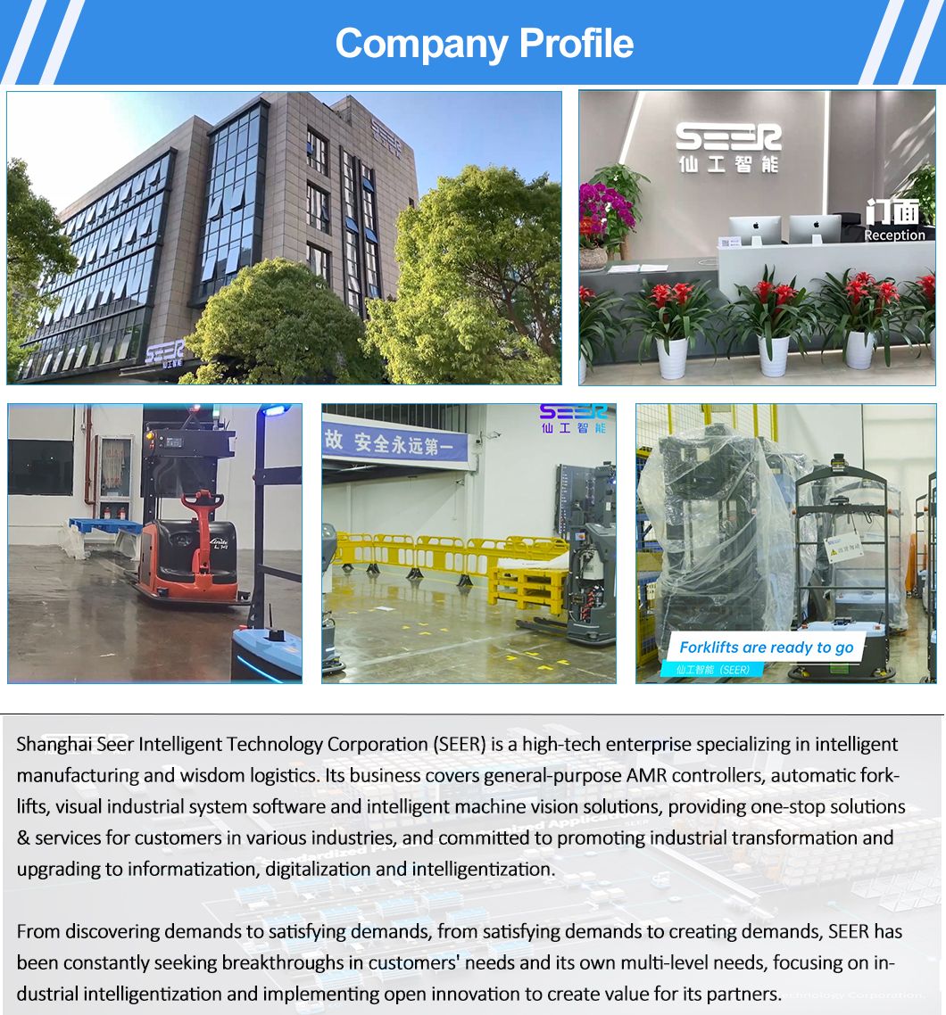 High Performance 1293mm 1t - 5t Seer Shanghai Excavators Electric Forklift