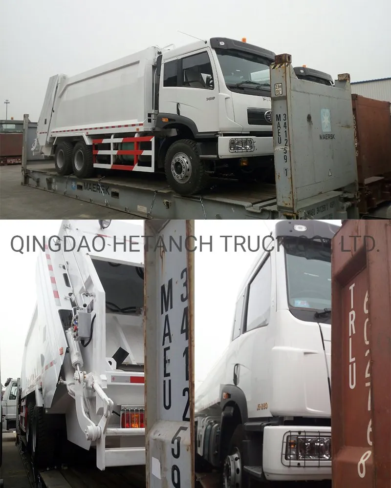 High quality 7 cbm waste collection garbage compactor truck