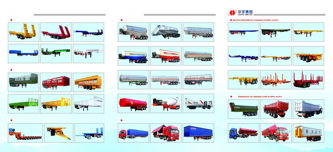 High Quality Heavy Duty 3 Axle 40FT Semi-Trailer for Sale