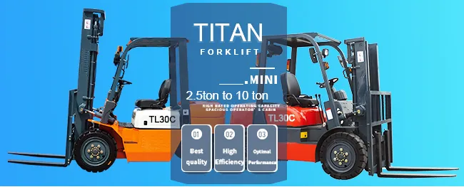 Hot Selling Titanhi Diesel Forklift The Driving Axle Is Conbined In Cast Steel Structure