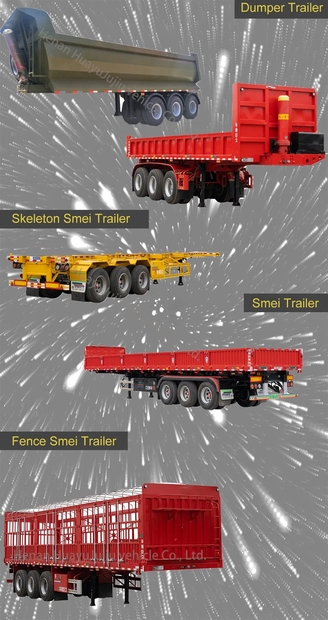 Hydraulic Semi Trailer World Class Quality Side Lifter Tipping Semitrailer