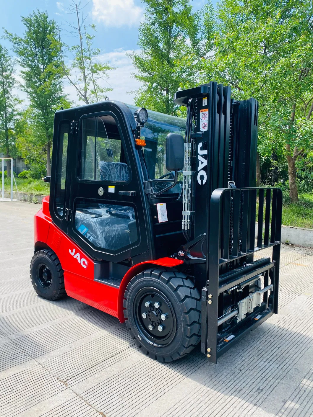 JAC 3.5 Ton Diesel Forklift / Fork Positioner / Cpcd35j / 3500kg