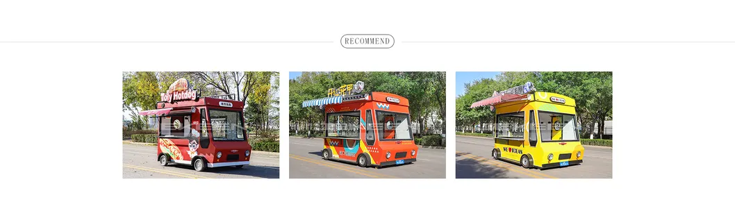 Jekeen Brand New Food Trucks/Electric Food Truck with Equipment for Sale