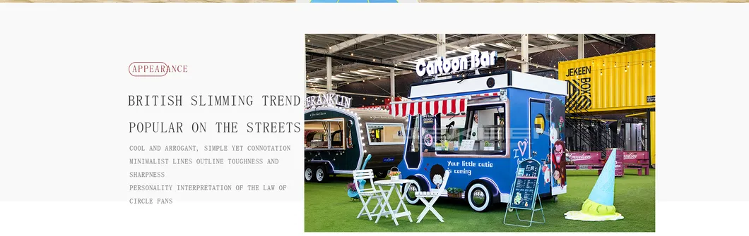 Jekeen Brand New Food Trucks/Electric Food Truck with Equipment for Sale