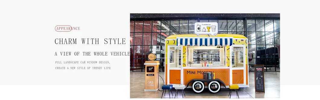 Jekeen Custom Airstream Cart Concession Mobile Food Truck/Ice Cream Mobile Trailers/Catering Truck for Sale