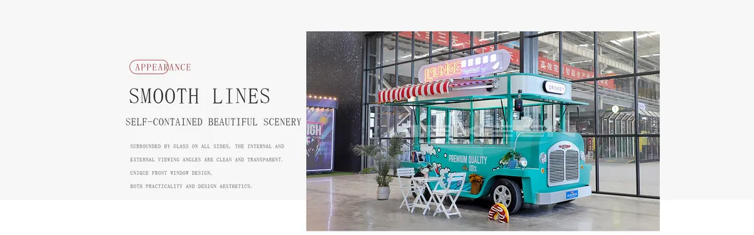 Jekeen with CE, Global Best-Selling Individualized Multifunctional Street Snack Trailer/Mobile Cart/ Fast