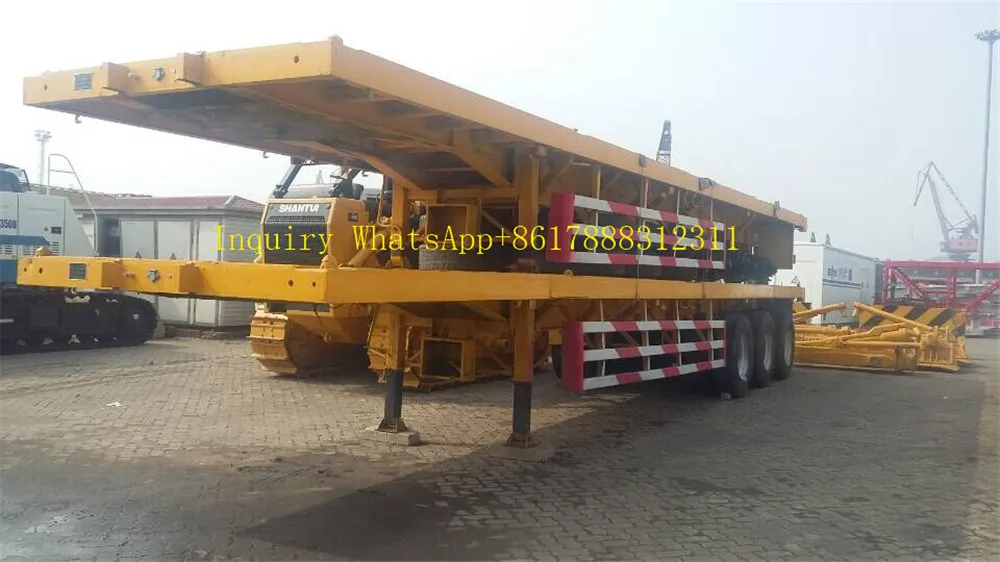 Jnhtc Brand 40 FT 3 Axles Flatbed Trailer Sales in Dubai