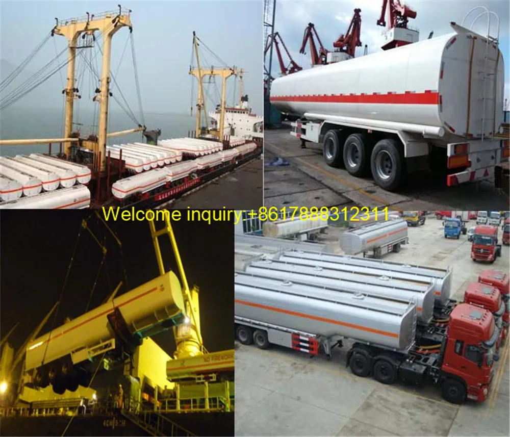 Jnhtc Fuel Tank Trailer Tanker Trailer for Sale in Tanzania