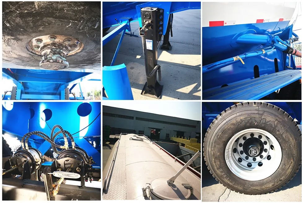 Kenya 28ton 30ton 30cbm Cement Bulk Trailer