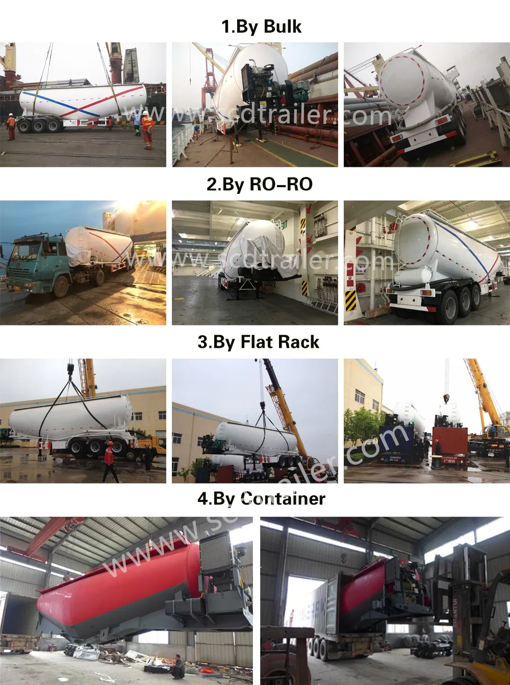 Kenya 28ton 30ton 30cbm Cement Bulk Trailer