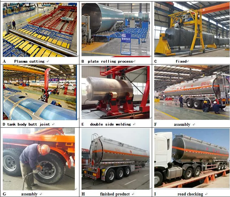 Liquid Food Oil Tanker Semi Trailer
