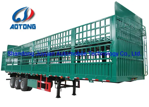 Livestock/Animal/Cattle/Horse/Stake/Fence Transport Transproattion Semi Trailer Manufacturer